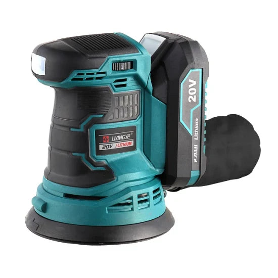 Liangye Battery Power Tools 20V Cordless Electric Palm Sander 125mm