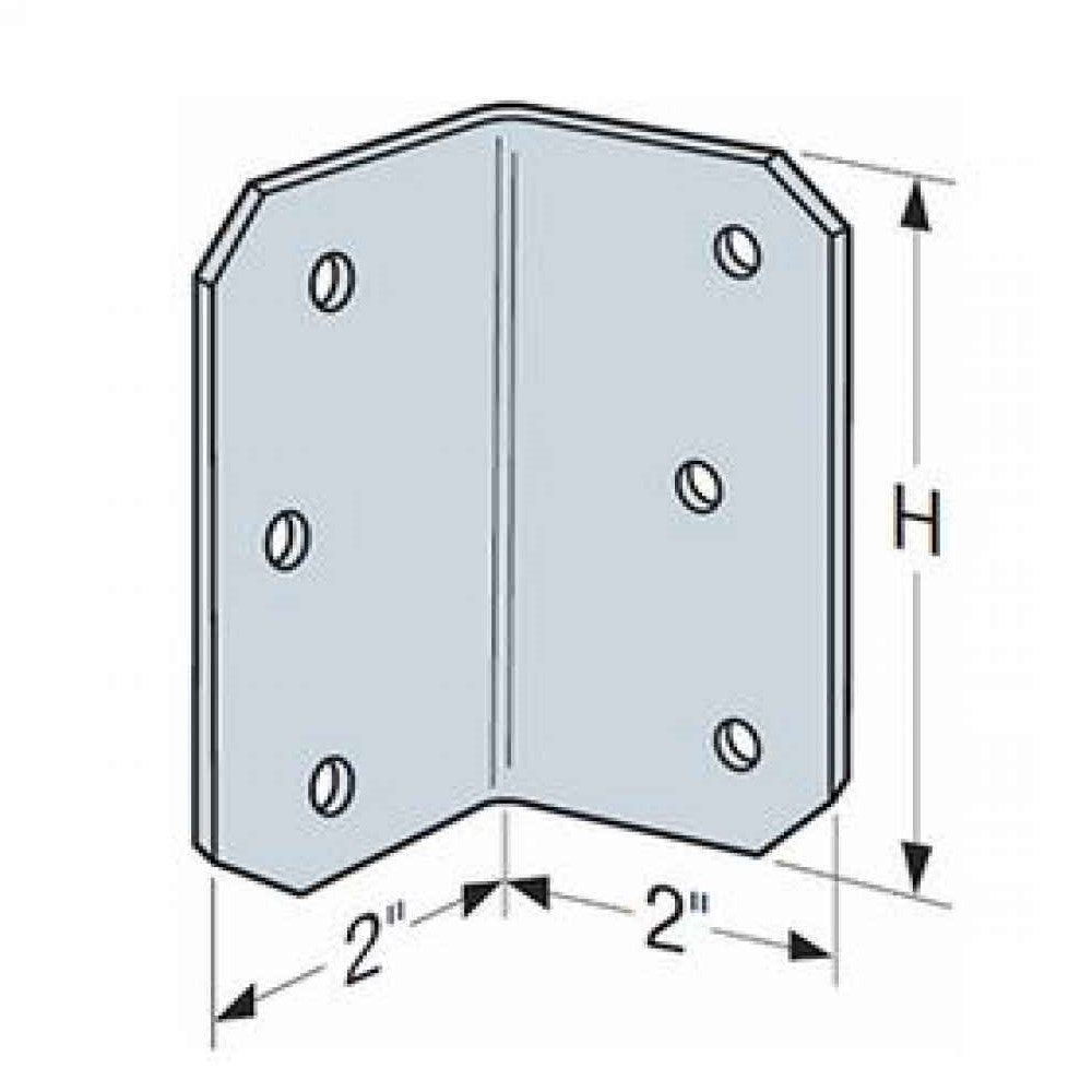 Simpson Ml ZMAX L Angle 2" x 6"