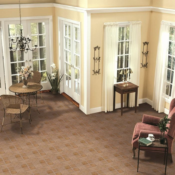 Achim Nexus Self Adhesive Vinyl Floor Tile - 20 Tiles/20 Sq. ft., 12 x 12, Dark Slate Marble