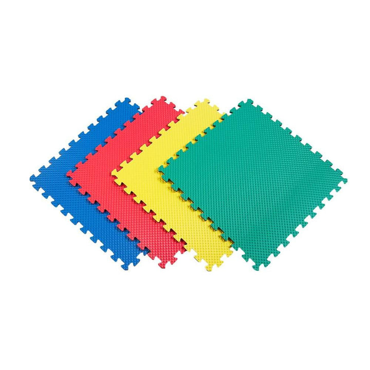 Norsk Multicolor-Gray 24 in. x 24 in. EVA Foam Multi-Purpose Reversible Interlocking Tiles, 80 sq. ft. (20 Tiles)