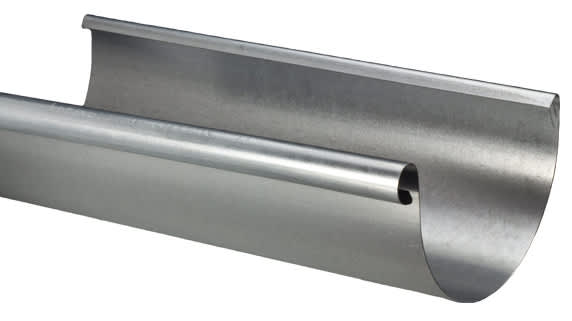 PSG Half Round Gutter White 6" x 18' 24 GA