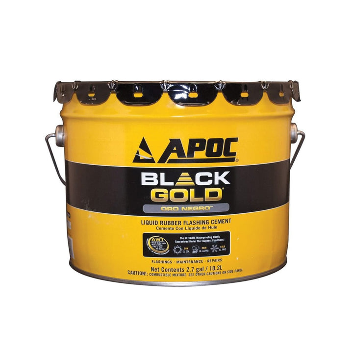 APOC 115 Black Gold Liquid Rubber Flashing Cement 3 gal