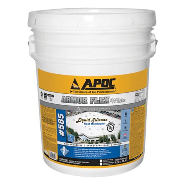 APOC 585 Armor Flex Silicone Coating Gray 5 gal