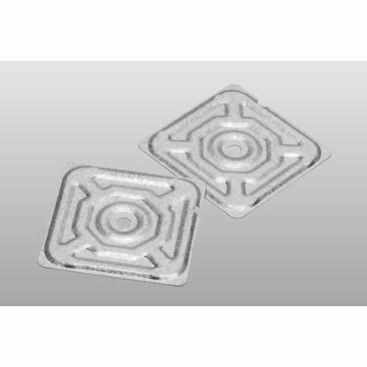 Carlisle AccuTrac Insulation Plates Flat Bottom 3" 1000/Box