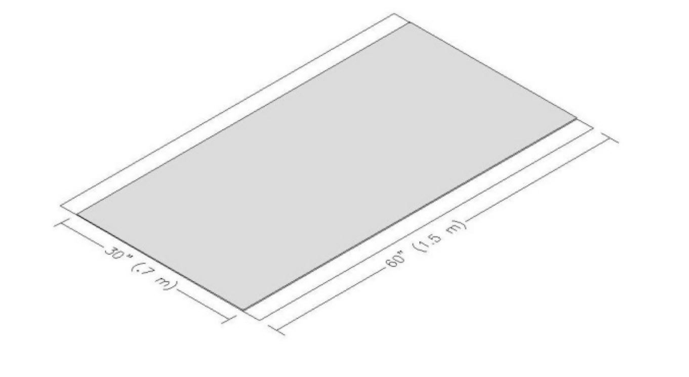Duro-Last Roof Trak III Walkway Pad White/White