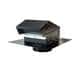 GAF Master Flow Goose Neck Vent Galvanized Black 6" - 14-3/4" x 13-1/2"