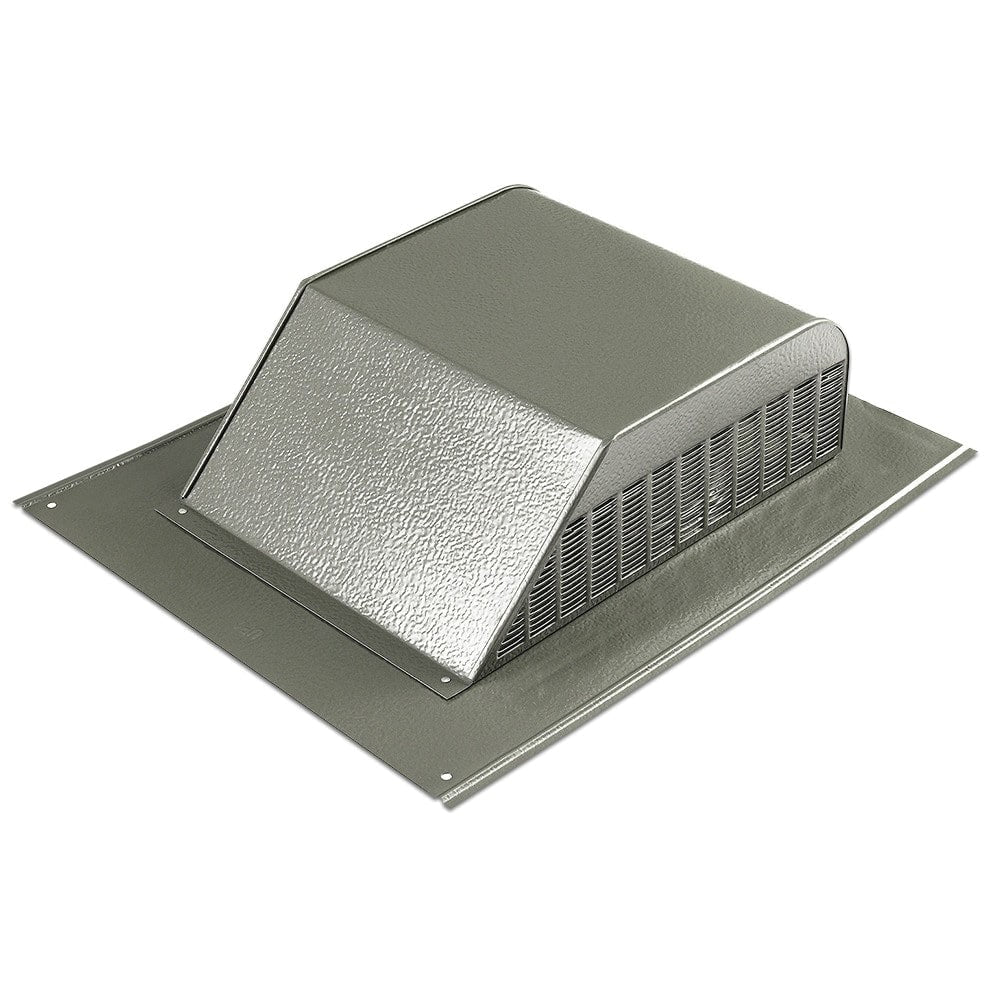 GAF Master Flow Roof Louver SSB960 Galvanized Super Slant-Back Roof Vent Weathered Wood
