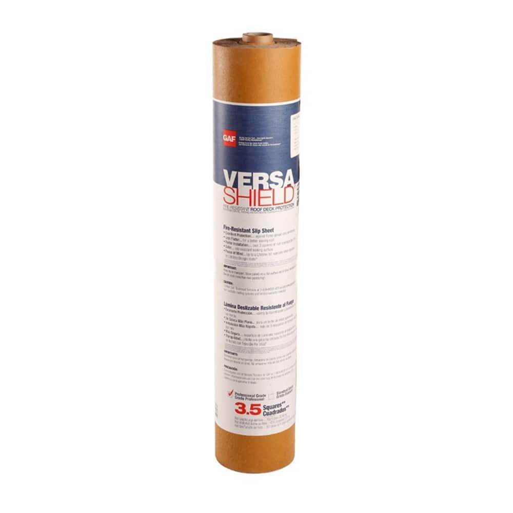 GAF VersaShield Fire‑Resistant Roof Deck Protection Black 42" x 100'