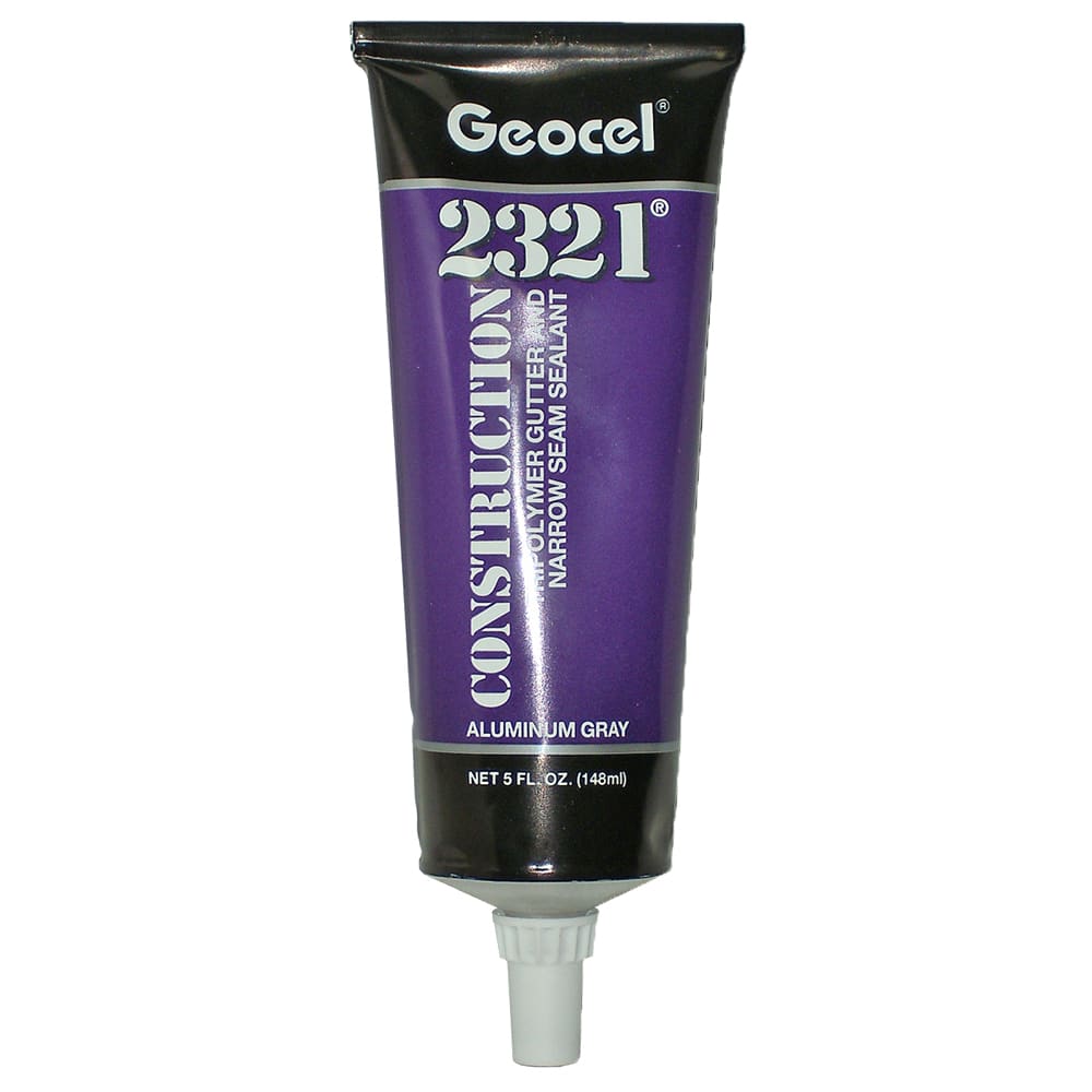 Geocel 2321 Tripolymer Gutter & Narrow Seam Sealant Aluminum Gray