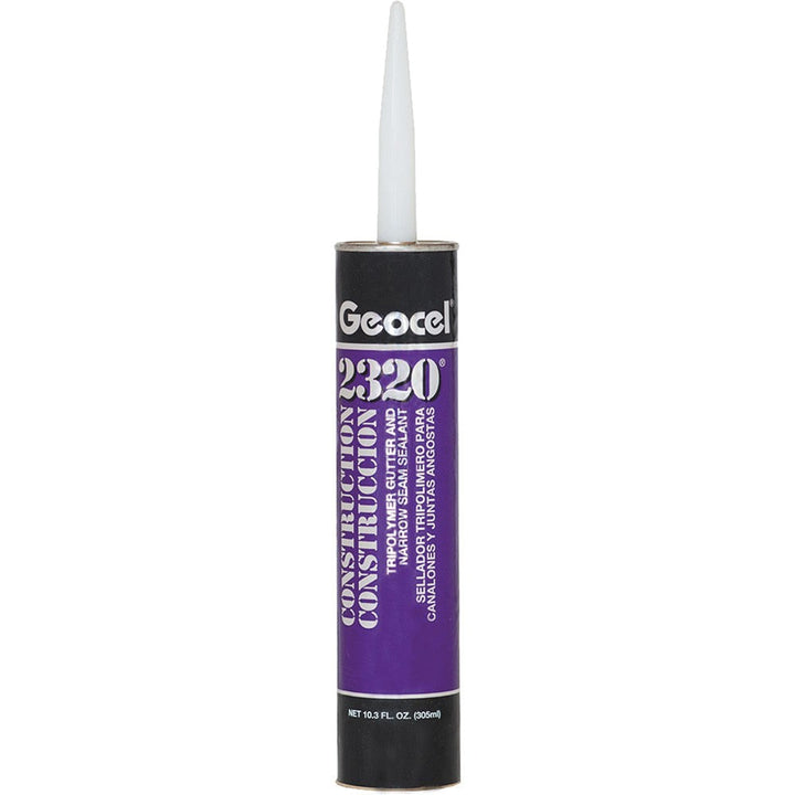 Geocel 2320 Tripolymer Gutter & Narrow Seam Sealant Aluminum Gray