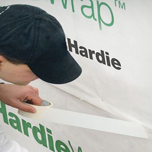 James Hardie Wrap Weather Barrier Seam Tape Clear 1-7/8" x 165'