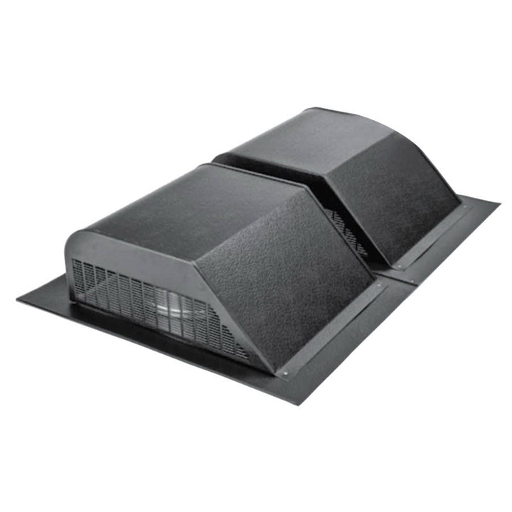 Lomanco Aluminum 770-D Twin Slant Back Black