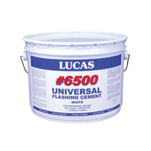 RM Lucas #6500 Universal Flashing Cement White 3 gal