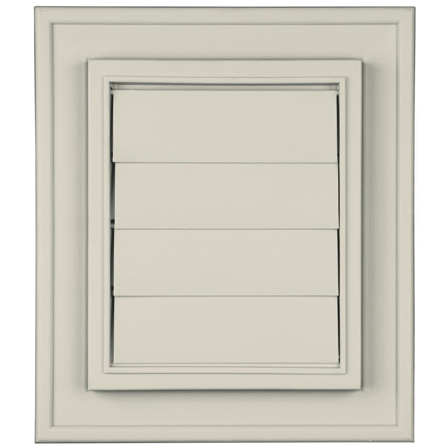Mid-America Square Louvered Master Exhaust Vent 391 Antique White