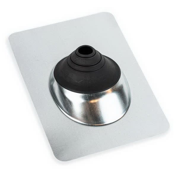 Neverleak All-In-One Neva-Calk Multi-Fit Aluminum Base Roof Flashing Mill 1-1/2" to 4"