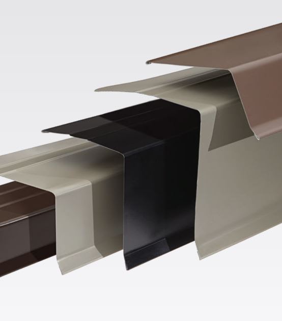 TopShield Galvanized Roof to Wall Flashing Black 3" x 5" 26 GA 5/12 20/Carton