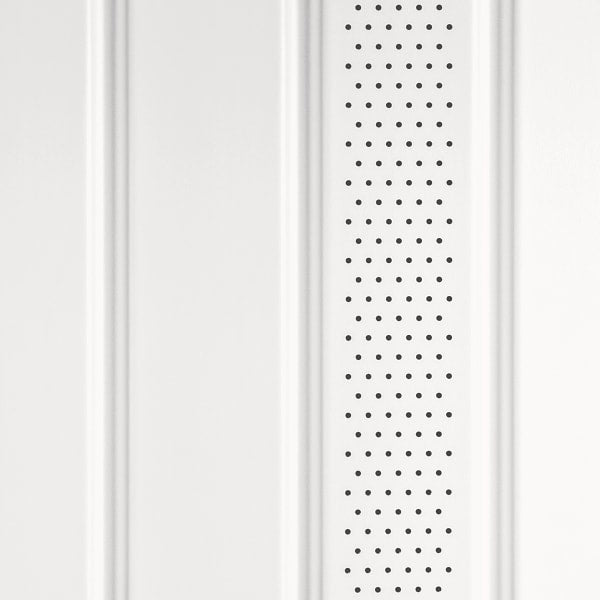 CertainTeed Universal Vinyl T4 Soffit 12" x 12' Center Vent Colonial White