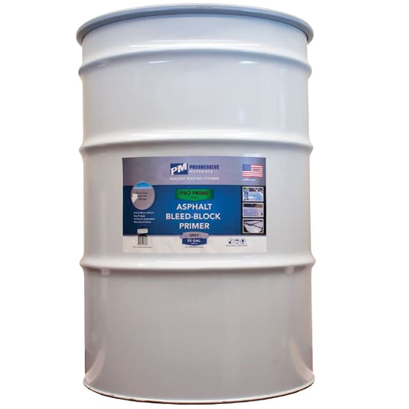 Progressive Materials P-160 Asphalt Bleed Block Silicone Primer Gray 5 gal