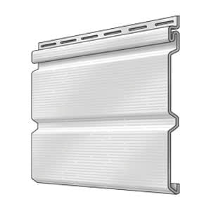 Royal Exterior Portfolio Vinyl D5 Soffit 01 Aspen White 10" x 12' Solid