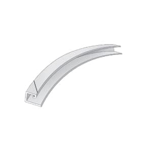 Exterior Portfolio Vinyl Flexible J-Channel 01 Aspen White 3/4"