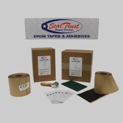 Seal Trust Cover Tape Black 6" x 50'