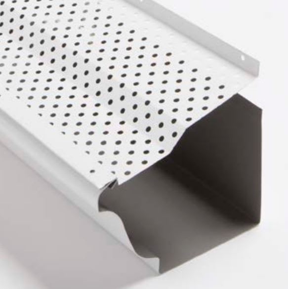TopShield TitanGuard K-Style Step-Up Gutter Guard Black 5" x 10'