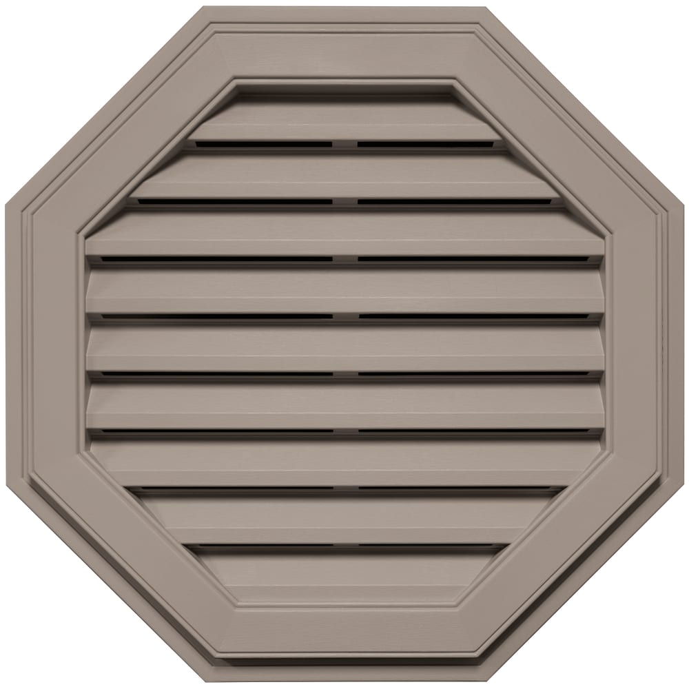 TopShield Vinyl Octagon Gable Vent 008 Clay 18"