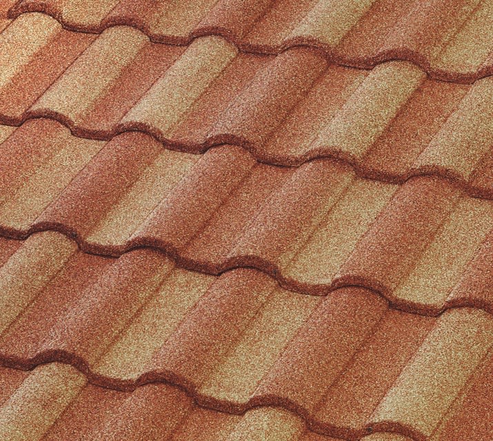 Boral Steel Barrel-Vault Tile Charcoal