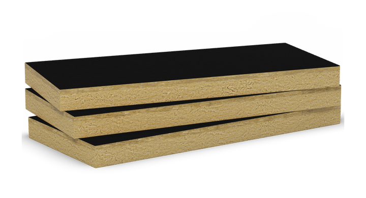 ROCKWOOL® Cavityrock® Black Mineral Wool Insulation Board 4 in x 16 in x 48 in (64 sq ft)