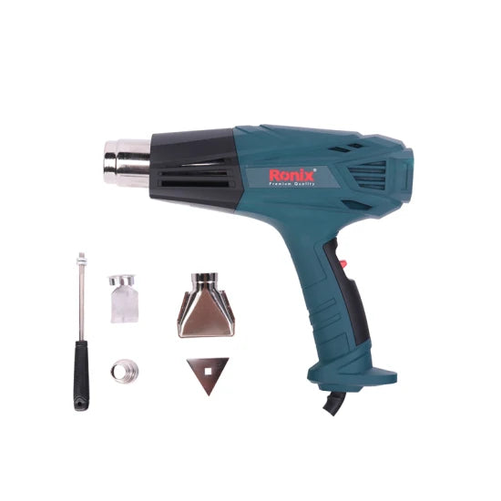 Ronix 1104 Hot Air Blower Gun for Plastic Hot Air Heater Car Film Welding Universal Heavy Duty Sealer Dual Temperature Heat Gun