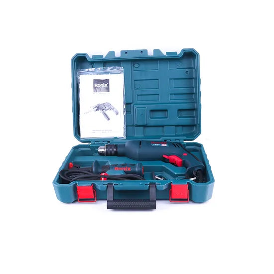 Ronix 2210 Drill for Metal Wood 0-3000 Rpm Impact Drill for Variety of Wood Steel and Masonry Applications Hammer Drill