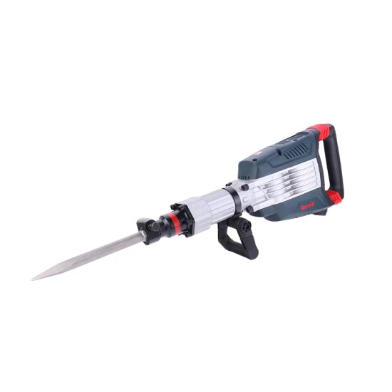 Ronix 2802 1500 Bpm Heavy Duty Electric Jackhammer 2 Chisel Bit 360 Swiveling Front Handle for Trenching Demolition Hammer