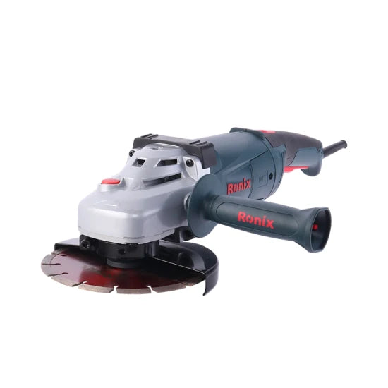 Ronix 3211 Angle Grinder No-Load Speed 8000rpm Giving Fast Cutting Grinding Polishing Capacity Angle Grinder