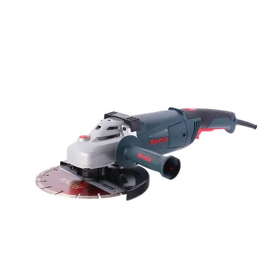 Ronix 3212 2350W 230mm Variable-Speed Angle Grinder 6000 No-Load Rpm to Match Speed to Application Electric Angle Grinder