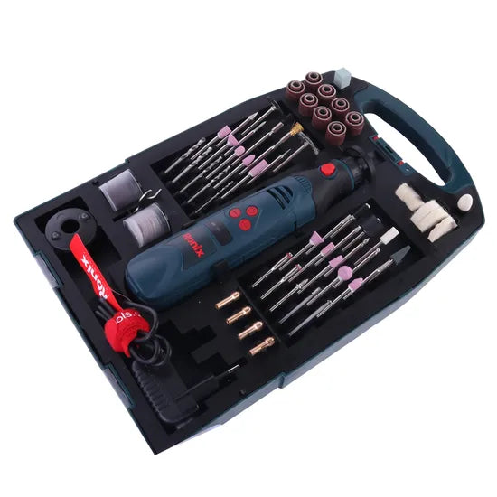 Ronix 3420 Model Cordless Rotary Tool Kit Mini Grinders Portable Lithium Battery