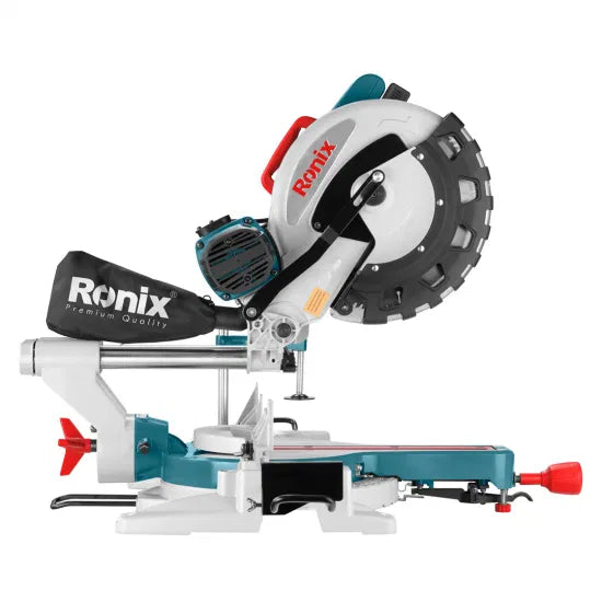 Ronix 5303 Miter Mitre Saw 2000W 305mm Dual Bevel with Sliding Rail Industrial Miter Saw Laser Sliding Mitre Saw