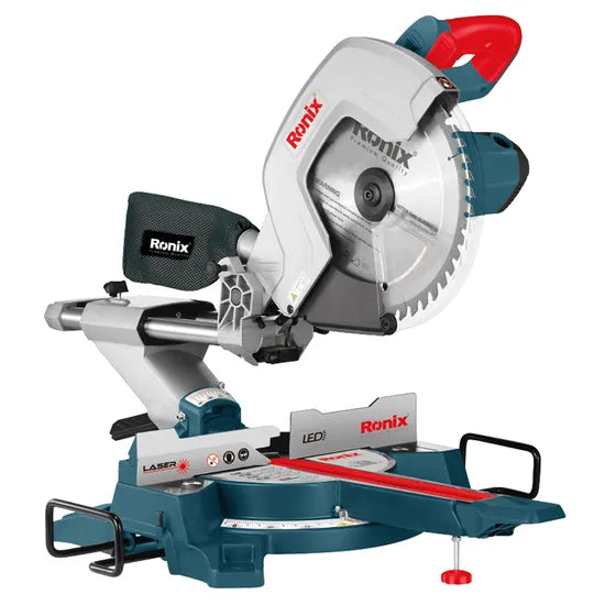 Ronix 5404 Sliding Compound Miter Saw 300mm 2200W Megatools Laser Pointer Cutter Cutting Mitre Saw