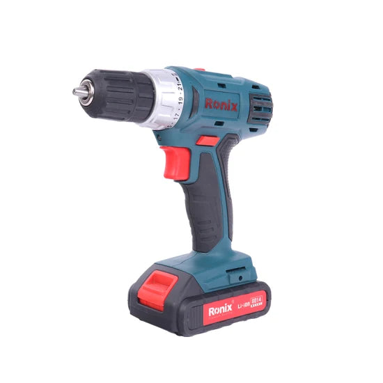 Ronix 8014 Cordless Drill Ergonomic Handle Delivers Comfort and Control 14.4V Max Cordless Drill and Impact Driver