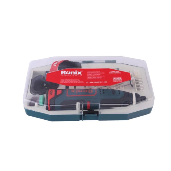 Ronix 8102K Grinder Rechargeable Rotary Tool for Grinding Polishing Wood Carving Engraving Cordless Mini Grinder
