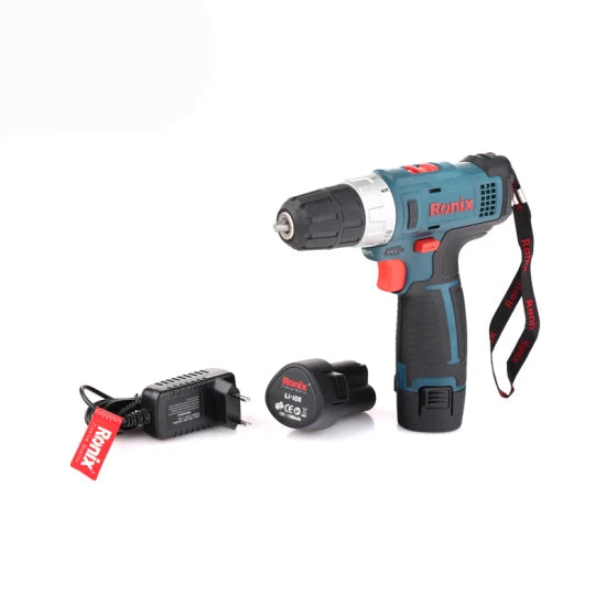 Ronix 8612n 1.5A 12V Impact Drill Cordless Screwdriver Drill,