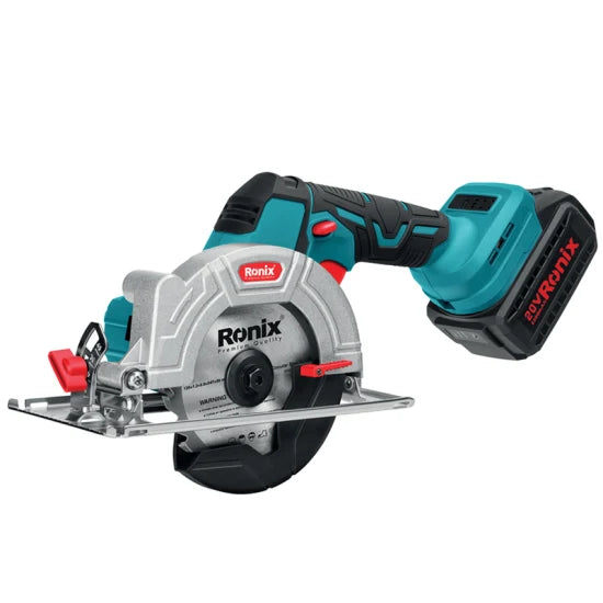 Ronix 8650 6000 Rpm Circular Saw for Faster Cutting and Ripping with 2.0ah Battery for Operator Comfort Brushless Circular Saw