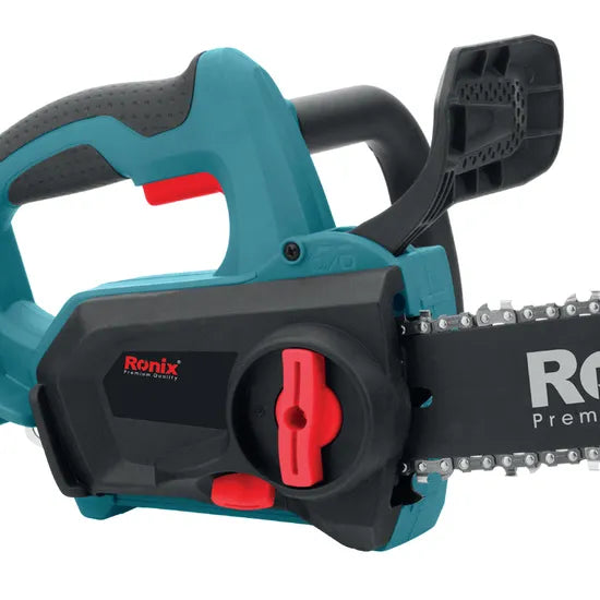 Ronix 8651 20V 10inch Chainsaw Cut Through Tough Branches Stumps Without The Hassle and Maintenance of Gas Chainsaws