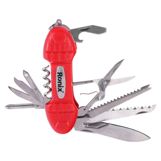 Ronix Folding 15inch Stainless Steel Wire Cutter Pliers Survival Tools Outdoor 15in 1 Camping Pocket Tools Multifunction Pliers