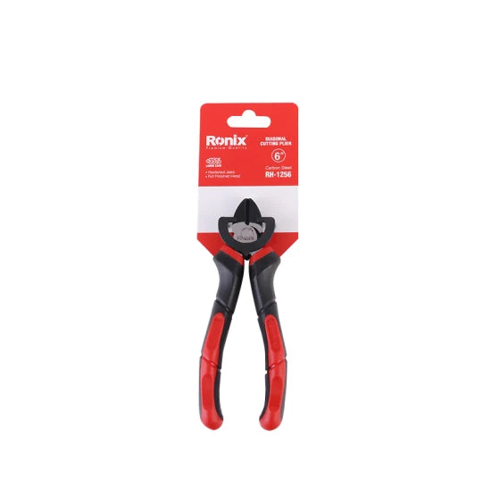Ronix Model Rh-1256 6" Hand Tools Plier Drop Forged Chrome Nickel Steel Diagonal Cutting Plier