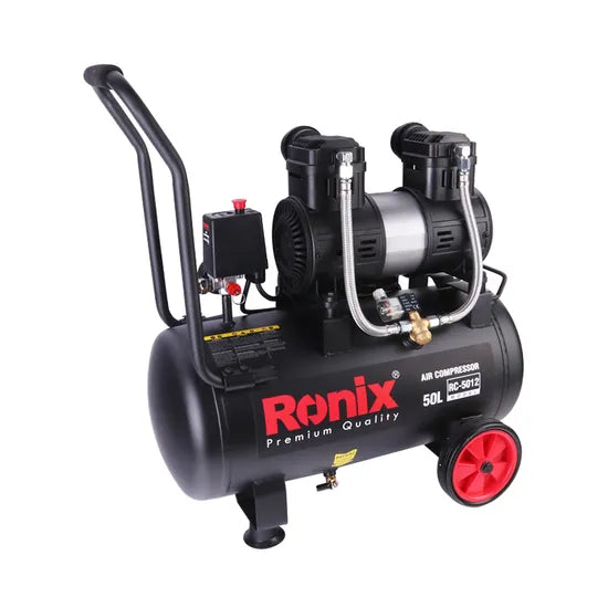 RONIX Ronix RC-5012 Air Compressor Silent Type Oil Less Heavy Duty Professional Power Tools 50L Electric Air Compressor