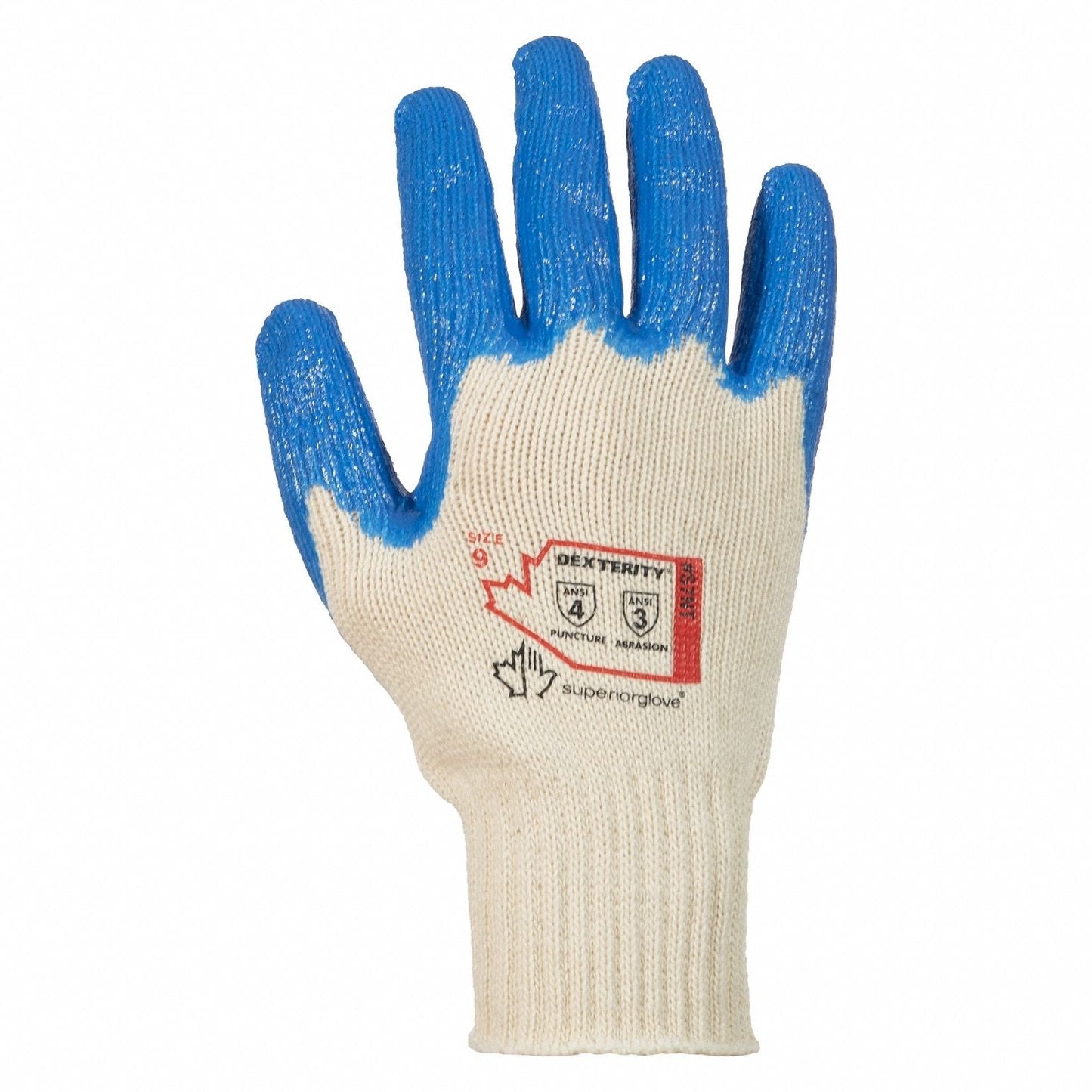 SUPERIOR GLOVE Dexterity® S7NT Nitrile Dipped Knit Gloves L