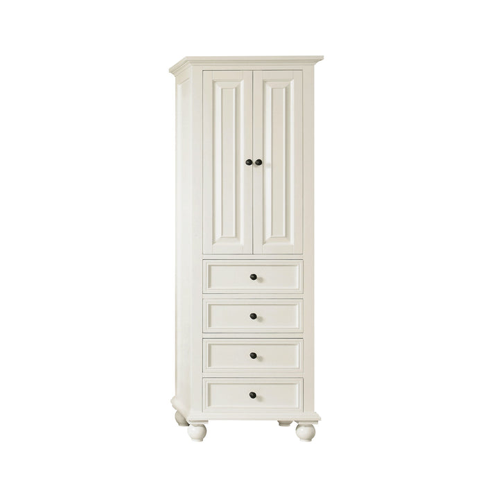 Avanity Thompson 24"W x 16"D x 68"H French White Linen Cabinet