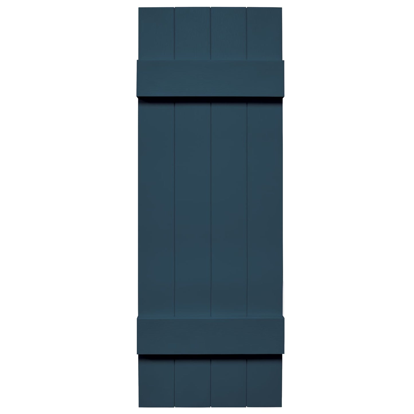 TopShield Joined Board & Batten Shutters 036 Classic Blue 14" x 39", 4 Board