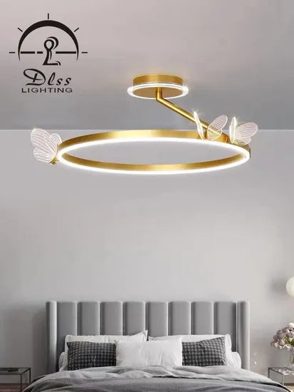 DLSS The Modern Decoratice Pendant Light for Indoor with Hold Lamp LED Chandelier