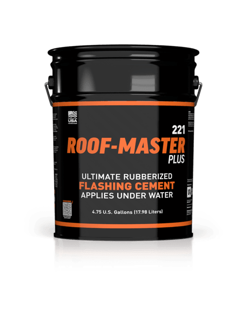 United Asphalt #221 Roof Master Plus Flashing Cement 3 gal